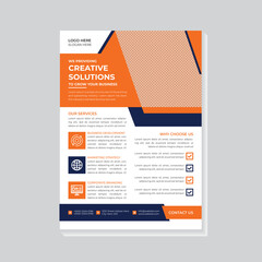 Creative Modern Corporate Flyer Template Design
