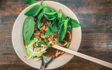 I enjoyed Thai ethnic food.
