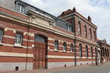 Le CNAM, conservatoire national des arts et metiers, vue de l'extérieur, ville de Lille, departement du Nord, France