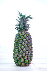 fresh pineapple isolated on white background