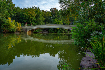 Bow bridge in summer