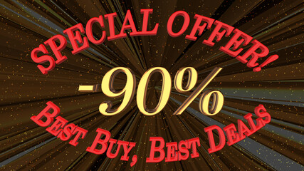 Special offer -90%