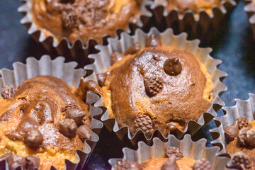 I ate a nice cake at home.