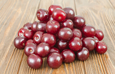 Raw Red Organic Cherries Ready to Eat