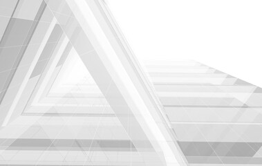 Obraz premium abstract architecture drawing 3d illustration
