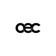 oec initial letter monogram logo design