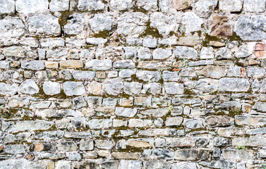 Texture of dirty stone wall.