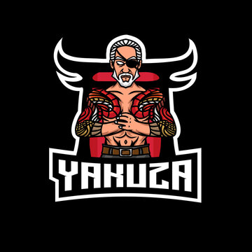 Yakuza mascot esport logo