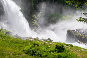 Krimml waterfalls National Park Hohe Tauern