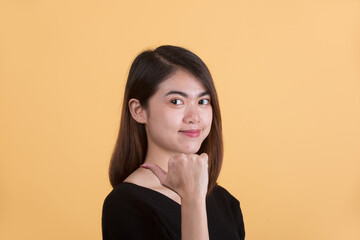 Obraz premium Portrait of beautiful asia young woman
