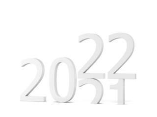 2022 year text sign