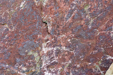 close-up of natural granite stone as abstract background