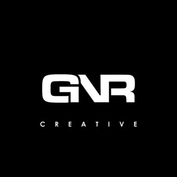 GNR Letter Initial Logo Design Template Vector Illustration