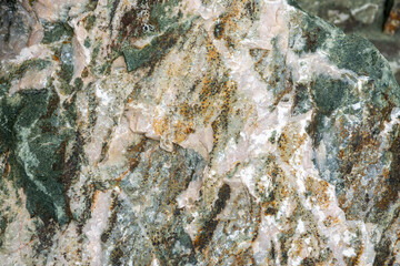 close-up of natural granite stone as abstract background