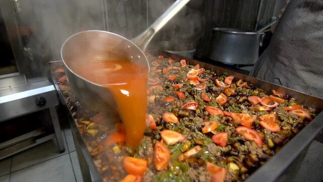 Tantuni meat dish, one of the Turkish dishes