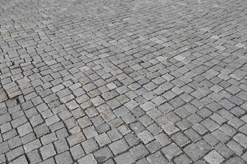 Fototapeta premium paving stones on the street