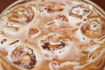 iced americano in a cup