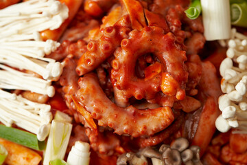 Braised Spicy Seafood and Octopus
