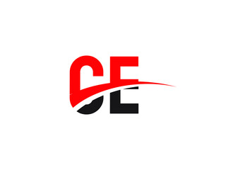 CE Letter Initial Logo Design Template