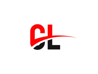 CL Letter Initial Logo Design Template