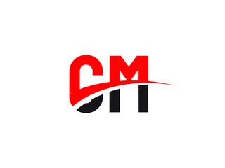 CM Letter Initial Logo Design Template