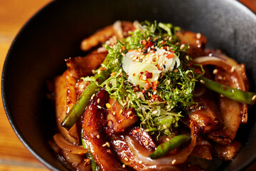 stir fried chicken with vegetables