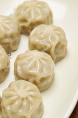 Fototapeta na wymiar chinese dumplings on a plate