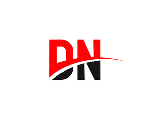 DN Letter Initial Logo Design Template