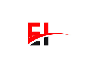 EI Letter Initial Logo Design Template