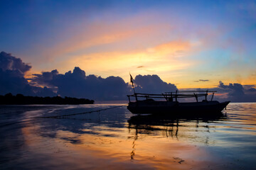 Obraz premium sunset on the sea