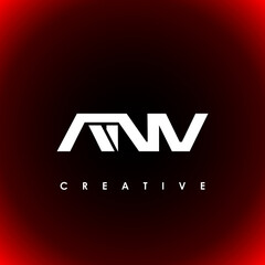 ANV Letter Initial Logo Design Template Vector Illustration