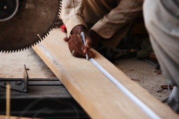 Carpenter Measurement Teak Wood Workshop