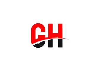 GH Letter Initial Logo Design Template