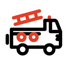 Fire truck icon