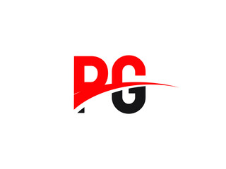 PG Letter Initial Logo Design Template