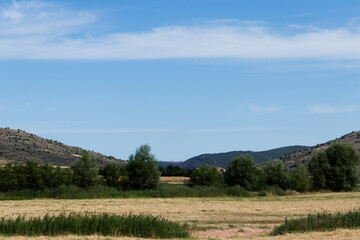 Obraz premium Paisaje natural de Santamera, Guadalajara, España.