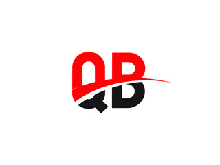 QB Letter Initial Logo Design Template