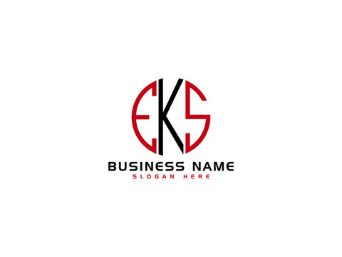 Creative EKS Logo Letter Vector Image Design For Business