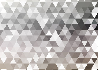 Abstract color Low-Polygones Generative Art background illustration