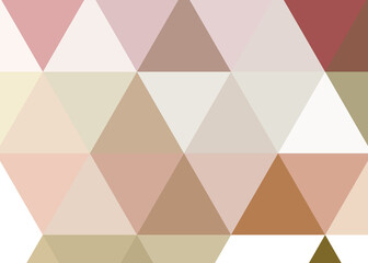 Abstract color Low-Polygones Generative Art background illustration