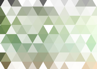 Abstract color Low-Polygones Generative Art background illustration