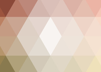 Abstract color Low-Polygones Generative Art background illustration