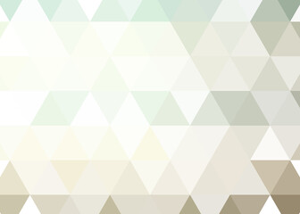 Abstract color Low-Polygones Generative Art background illustration