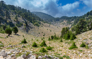 Fototapeta na wymiar View on mountains not far from city Kemer. Antalya province, Turkey