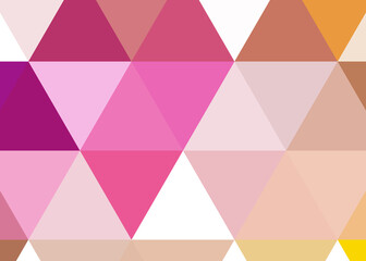 Fototapeta premium Abstract color Low-Polygones Generative Art background illustration