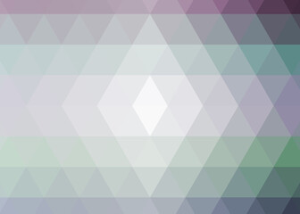 Obraz premium Abstract color Low-Polygones Generative Art background illustration