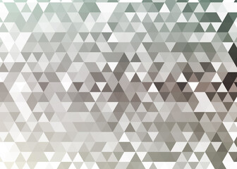 Abstract color Low-Polygones Generative Art background illustration