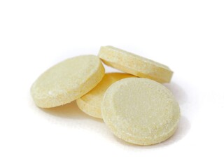 Vitamin C image in white background.