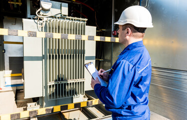 Execution of electrical measuring works on the power transformer