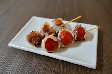 トマトの肉巻き